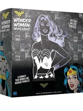NIB Wonder Woman Hero Light - DC Comics
Acrylic Accent Light LED Night Light
